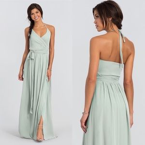 JOANNA AUGUST DC HALTER BRIDESMAIDS DRESS